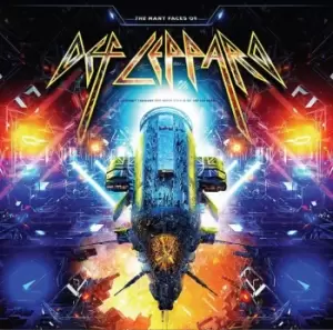 Image of Various - The Many Faces Of Def Leppard Orange & Blue Vinyl