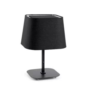 Image of Sweet 1 Light Table Lamp Black with Shade, E27