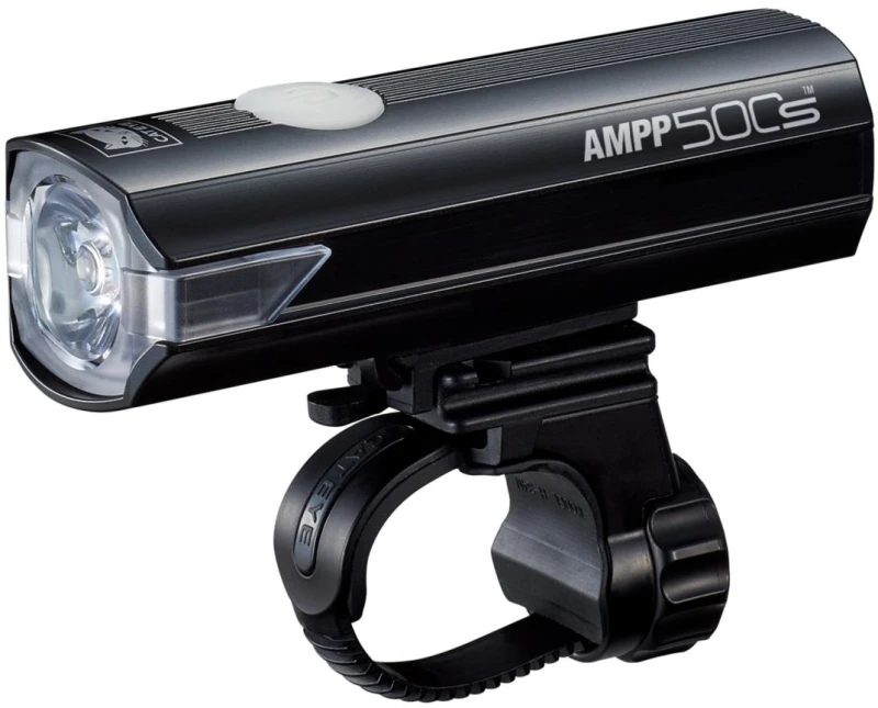 Image of Cateye Ampp 500S Rechargeable Front Cycle Light NO SIZE BLACK - Cycles UK