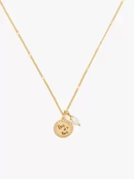 Image of Tiny Twinkles One Of A Kind Pendant - Cream Multi/Gold - One Size