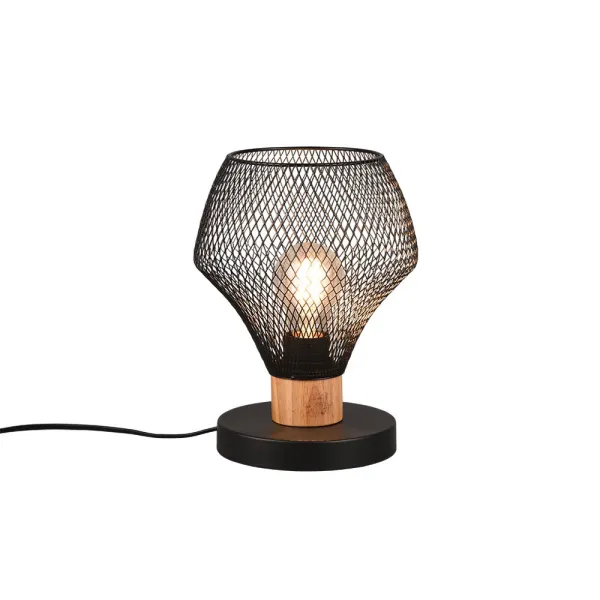 Image of Valeria Modern Table Lamp Black Matt