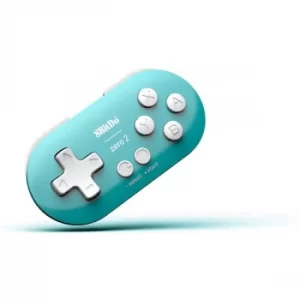 Image of 8BitDo Zero 2 Turquoise Controller