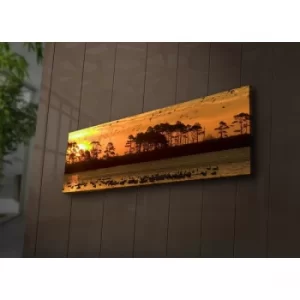 Image of 3090?ACT-73 Multicolor Decorative LED Lighted Canvas Painting