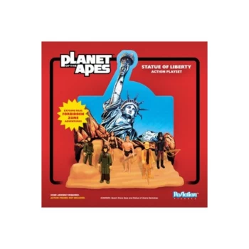 Image of Statue of Liberty Planet of the Apes ReAction Playset