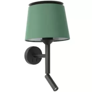 Image of Faro SAVOY - Reading Light Wall Light Black,Green, E27