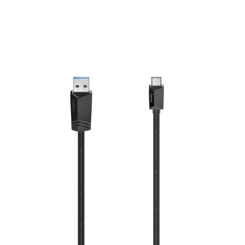 Image of Hama Hama 00200653 USB cable USB 3.2 Gen 1 (3.1 Gen 1) 3m USB C USB A Black 200653