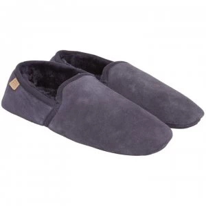 Image of Just Sheepskin Garrick Closed Back Sheepskin Slipper - Navy