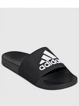 Image of adidas BOS Shower Sliders - Black/White, Size 8, Men