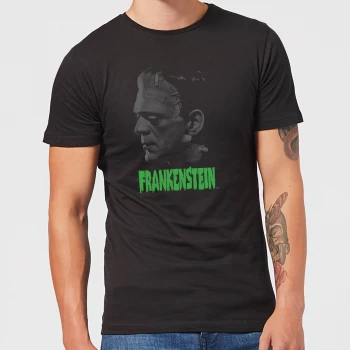 Image of Universal Monsters Frankenstein Greyscale Mens T-Shirt - Black - 5XL