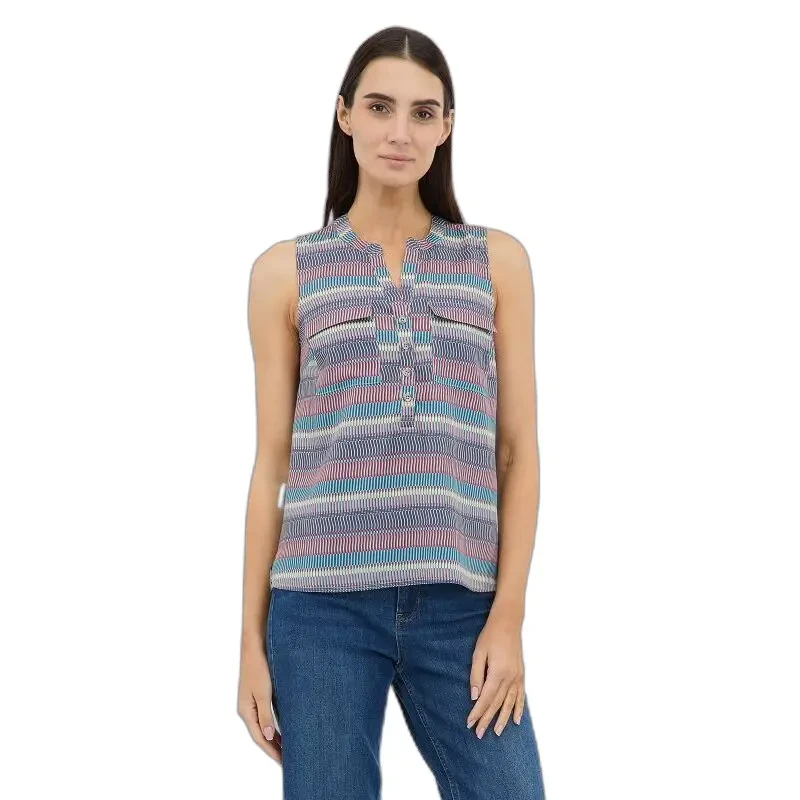 Image of Ragwear Sleeveless blouse For Her Ragwear Romanna Bleu Female S