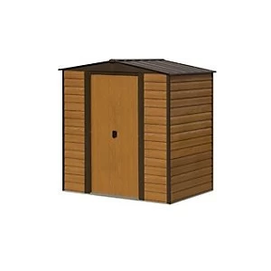 Image of Rowlinson Woodvale Metal Apex Shed without Floor 6 x 5 ft