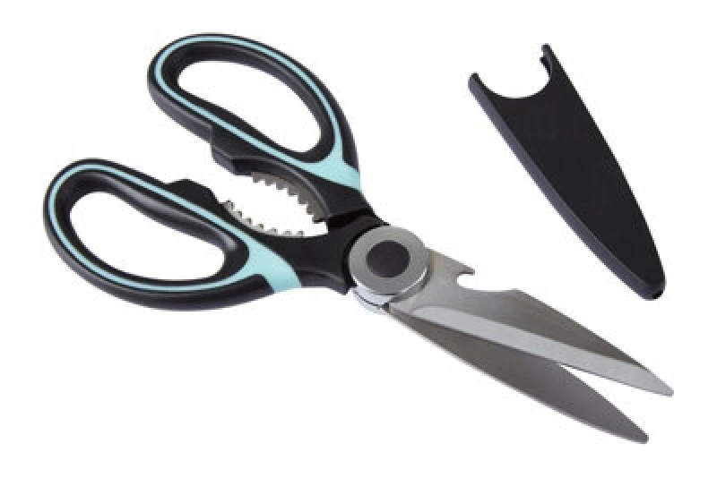 Image of Interiors by Premier Multipurpose Scissors, Eronomic Sharp Blades Scissors, Comfortable Stainless Steel Scissors Green