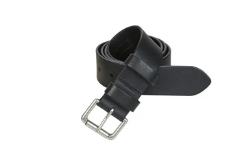 Image of Polo Ralph Lauren 1 1/2 ROLLER-CASUAL-SMOOTH LEATHER mens Belt in Black - Sizes 85,90,95,80