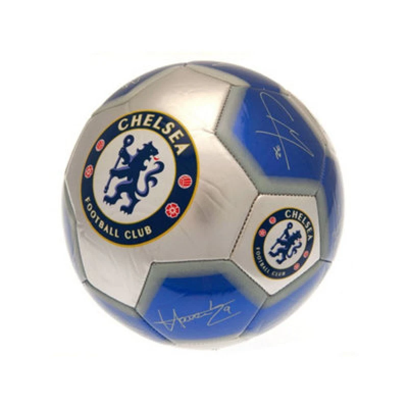 Image of Chelsea Fc The Pride Of London Signature Football Blue/silver (5)