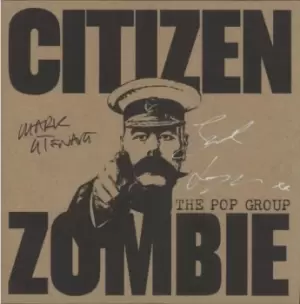 Image of The Pop Group Citizen Zombie - Red Vinyl - Autograph 2015 UK vinyl LP FREAK8