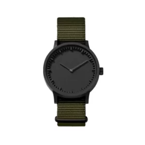 Image of Leff Amsterdam LT74232 Green Nato T32 Black Tube Wristwatch