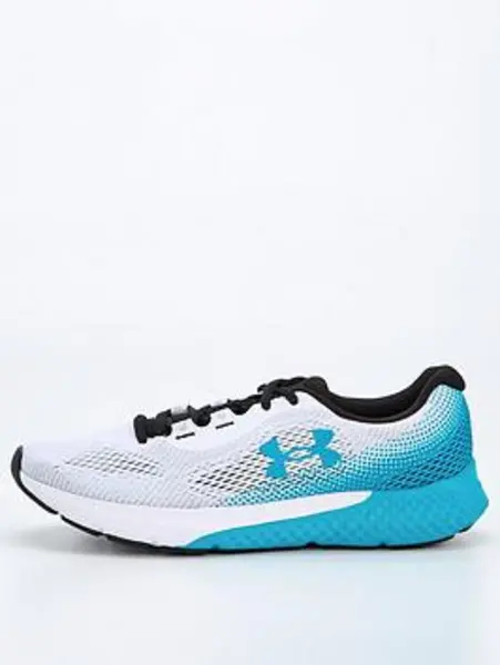 Image of Under Armour Mens Running Charged Rogue 4 Trainers - White/Teal