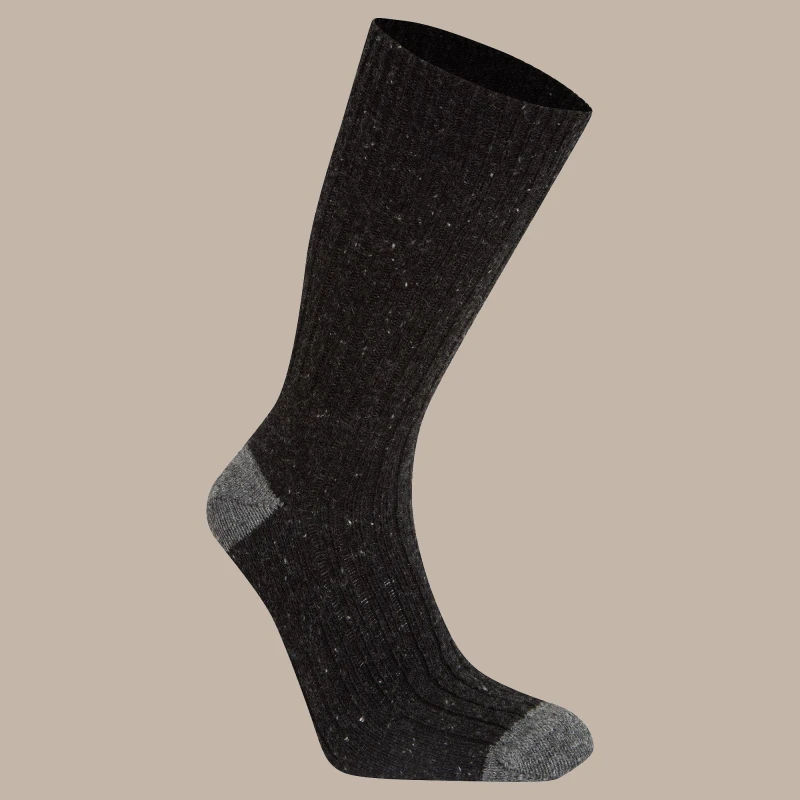 Image of Craghoppers Craghoppers 'Torver' Walking Sock in Black Size: 6-8 Black 6-8 Unisex 5063260018791