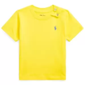 Image of Ralph Lauren Baby Boys Short Sleeve T Shirt - Yellow