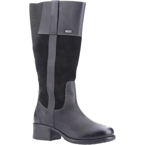 Image of Hush Puppies Womens Samara Knee High Leather Boots UK Size 6 (EU 39)