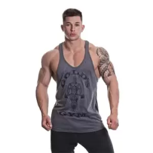 Image of Golds Gym Gym Vest Mens - Grey