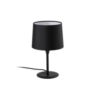 Image of Conga Table Lamp Round Tapered Black, E27