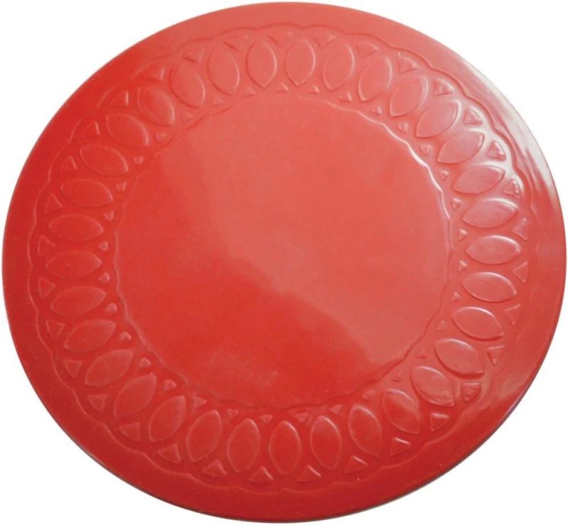 Image of Aidapt Tenura Silicone Rubber Anti Slip Circular Coaster 19cm Red Red