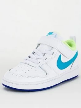 Image of Nike Infant Court Borough Low 2 Trainers - White