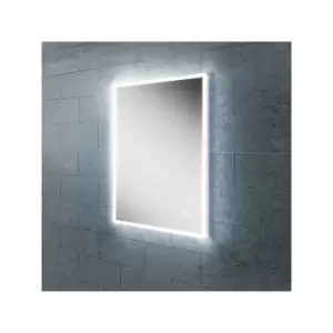Image of Vega 50 Portrait Demistable LED Bathroom Mirror with Charging Socket 700mm H x 500mm W - HIB