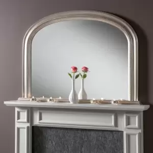 Image of Olivia's Yidu Arched Wall Mirror in Silver / Extra Large
