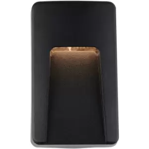 Image of Vertical Outdoor IP65 Pathway Guide Light - Indirect CCT LED - Black ABS Plastic