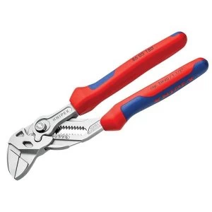 Image of Knipex Pliers Wrench Multi-Component Grip 180mm - 40mm Capacity