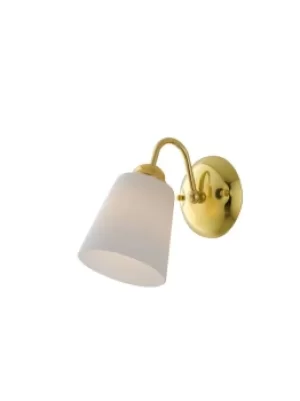 Image of Wall Lamp with Glass Shades Gold 26x12cm