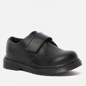 Image of Dr. Martens Toddlers Kamron Strap Shoe - Black Patent - UK 7 Toddler