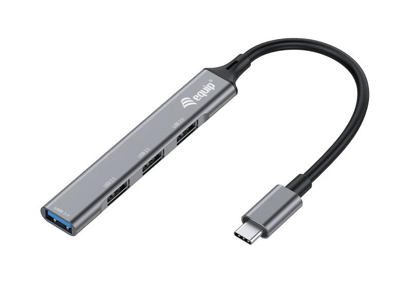 Image of Equip 4-Port USB 3.0/2.0 Hub. USB-C