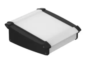 Image of Bopla Alu-Topline (Sets), Sloped Front, Aluminium, 150 x 181.2 x 68.2mm Desktop Enclosure, Black