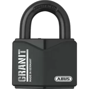 Image of ABUS GRANIT padlock, steel, 37/55 B/SB, pack of 2, black