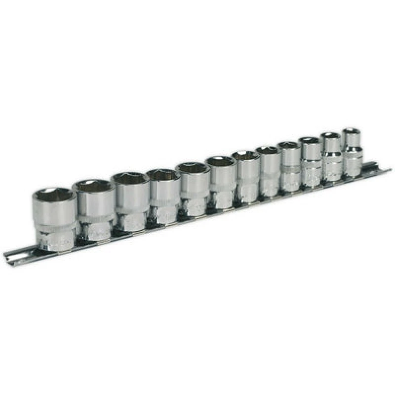 Image of Loops 12 PACK Socket Set - 3/8" Metric Square Drive - 6 Point WallDrive High Torque Multi