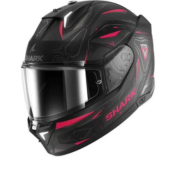 Image of Shark SKWAL i3 Linik Mat Black Violet Anthracite KVA Full Face Helmet Size M