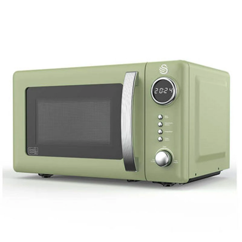 Image of Swan Retro Revive Green 800W Digital Microwave