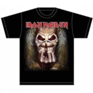 Image of Iron Maiden Eddie Candle Finger Mens T Shirt: Large