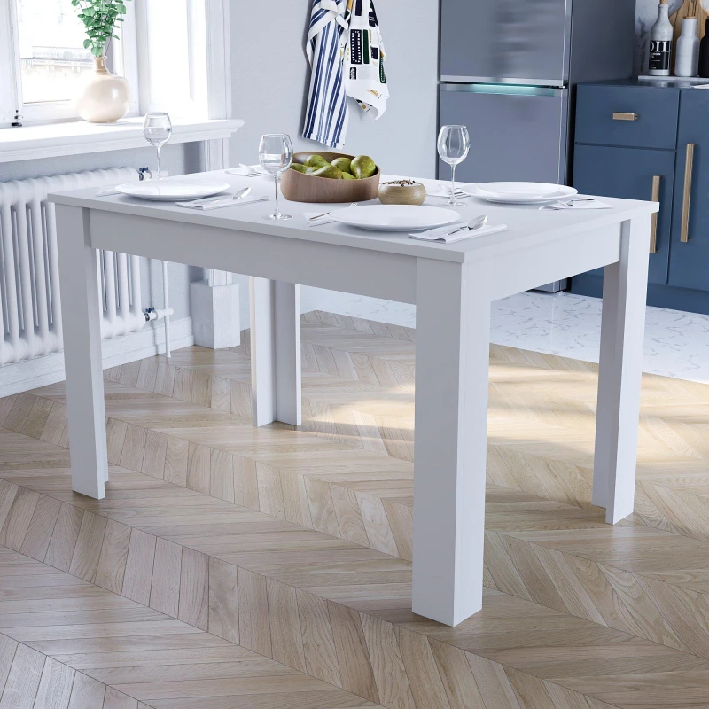 Image of Lassic Vida Designs Medina 4 Seater Dining Table White unisex 4 Seater