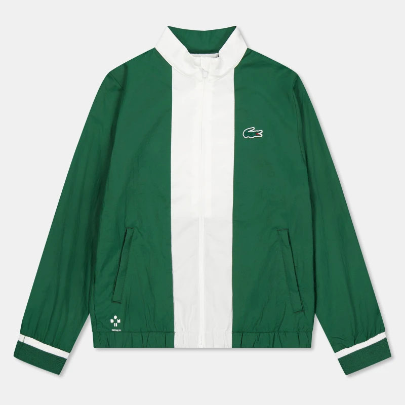 Image of Lacoste Shell Tracksuit Juniors Green/White unisex 10Y