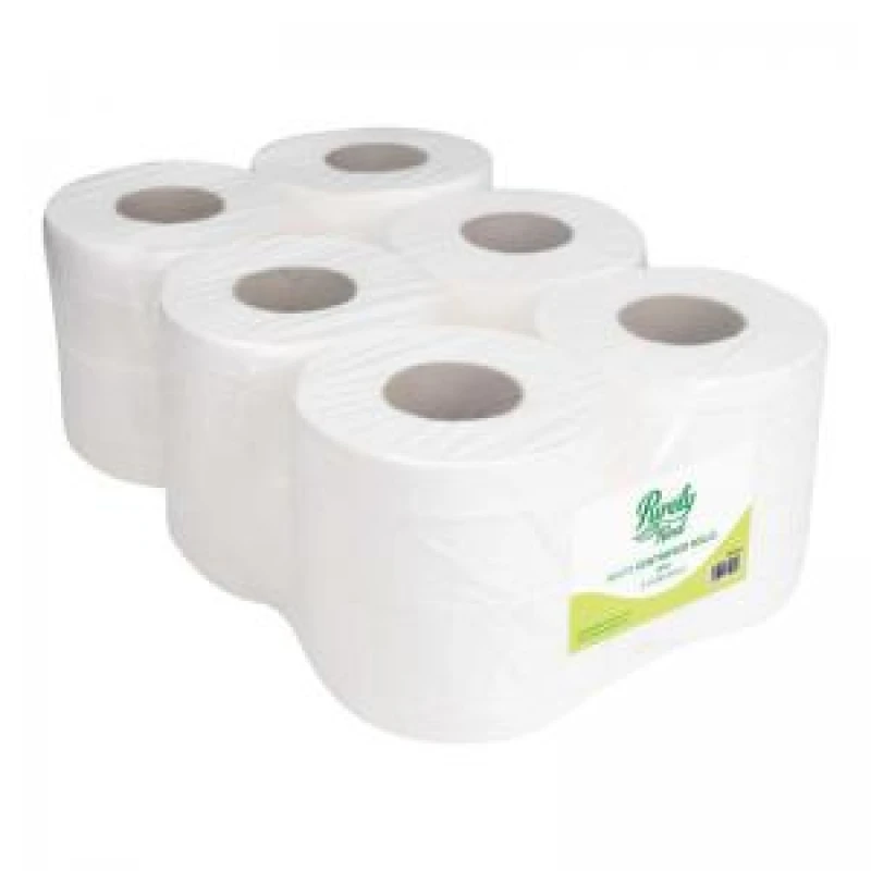 Image of Blake & White Purely Kind Centrefeed Rolls 2ply 100m FSC White...