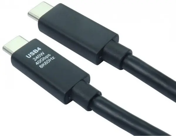 Image of Cables Direct Cables Direct 1m USB4 40Gbps 240W EPR C-C Cable 5 AMP USB4-5100ETP
