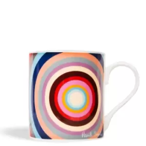 Image of Paul Smith Swirl Circle Bone China Mug Multi