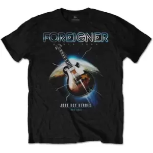 Image of Foreigner - Juke Box Heroes Mens XX-Large T-Shirt - Black