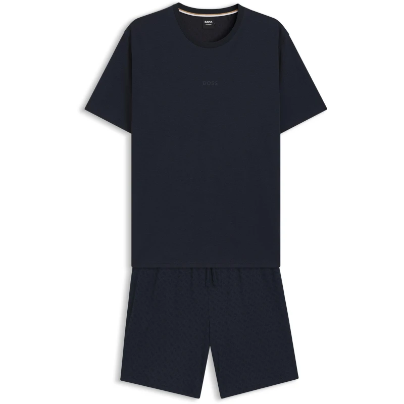 Image of Boss Relax Short Set 10269542 01 Dark Blue 406 male L