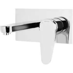 Image of Clr wmbas c Claret Wall Mounted Basin Mixer Tap Chrome Lever Handle - Bristan
