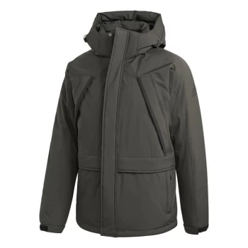 Image of adidas Mountain Down Jacket Mens - Legend Earth